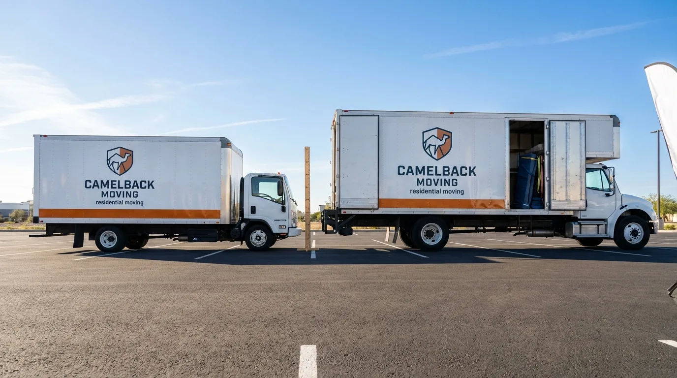 Moving truck size capacity guide in Kingsley